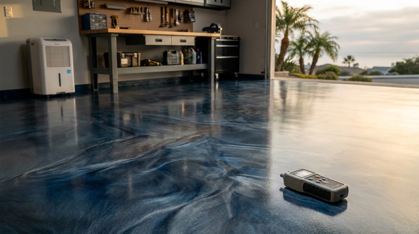 Coastal Humidity and Epoxy: Why Moisture Testing Matters in Newport Beach &amp; Huntington Beach